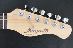 MAGNETO Guitars T-WAVE のヘッド部分