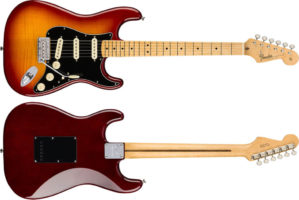 Fender Rarities Flame Ash Top Stratocaster：3モデル