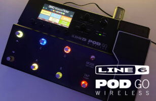 《ワイヤレスの解放感を、最高レベルのサウンドで》Line 6 「POD Go Wireless」アンプ/エフェクト・プロセッサー